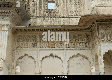 Indien Rajasthan Pushkar Rangji Hindu-Tempel Stockfoto