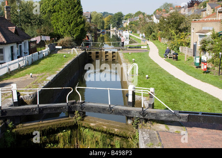 Grand Union Canal Berkhamsted Hertfordshire, England, Vereinigtes Königreich. Stockfoto