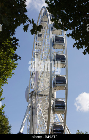 Riesenrad fahren Attraktion Greenwich London England uk gb Stockfoto