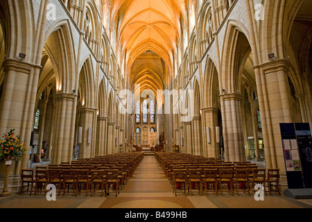 Inneren Truro Kathedrale Cornwall UK Stockfoto