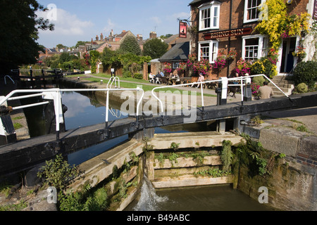 Grand Union Canal Berkhamsted Hertfordshire, England, Vereinigtes Königreich. Stockfoto