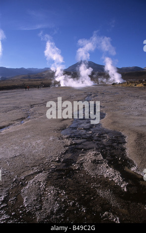 El Tatio Geysirfeld, in der Nähe von San Pedro de Atacama, Region II, Chile Stockfoto