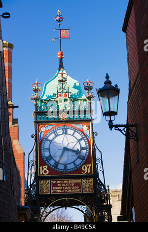 Eastgate Clock Chester Cheshire England Stockfoto