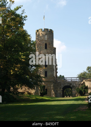 Wentworth Castle Turm Barnsley Stockfoto