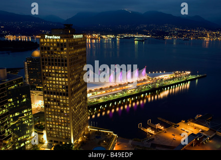 Kanada Platz Blick vom Harbour Centre Tower Vancouver, British Columbia, Kanada. Stockfoto