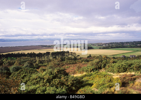 Fluß Dee Mündung The Wirral Country Park von Thurstaston Hill Cheshire englischen Küste Küstenlandschaft Meer Landschaft England UK Stockfoto