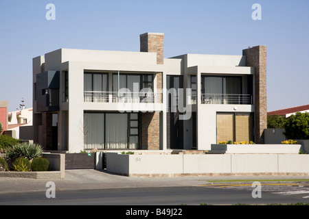 Modernistisches Haus Walvis Bay, Namibia Stockfoto