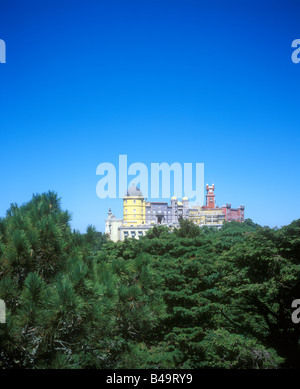 Pena-Palast in Sintra bei Lissabon in Portugal Stockfoto