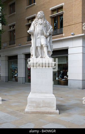 Sir Hans Sloane 1660 1753 Herzog von York Square Kings Road in London Stockfoto