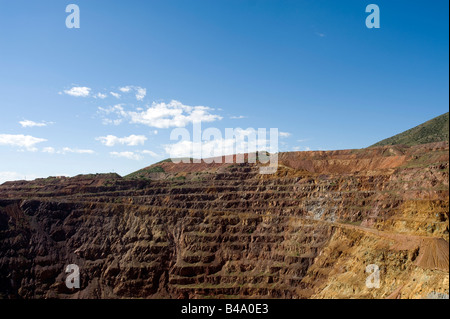 Lavendel Grube Kupfermine, Bisbee Arizona (AZ) Stockfoto