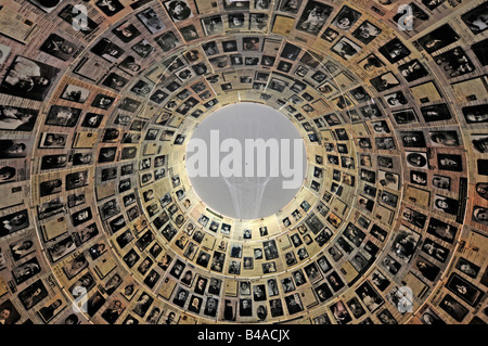 Die "Halle der Namen", ermordet das Denkmal für jeden Juden während des Holocaust in Yad Vashem Zentrum, Jerusalem, Israel. Stockfoto