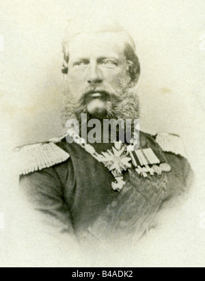 Friedrich III., 18.10.1831 - 15.6.1888, Deutscher Kaiser 9.3.1888-15.6.1888-15.1888-18, Porträt, Foto, Deutschland, 19. Jahrhundert, Stockfoto