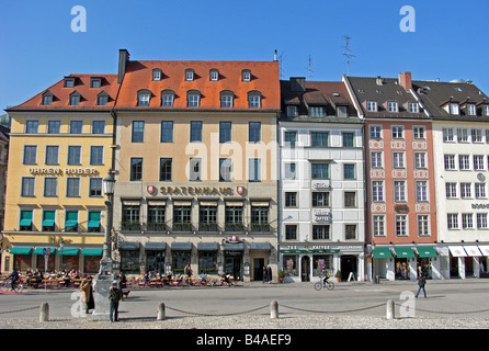 Geographie/Reisen, Deutschland, Bayern, München, Plätze, Max-Joseph-Platz, Häuser, Additional-Rights - Clearance-Info - Not-Available Stockfoto