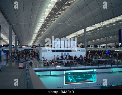 China, Hong Kong, Flughafen, Chep Lap Kok, Innenraum Stockfoto