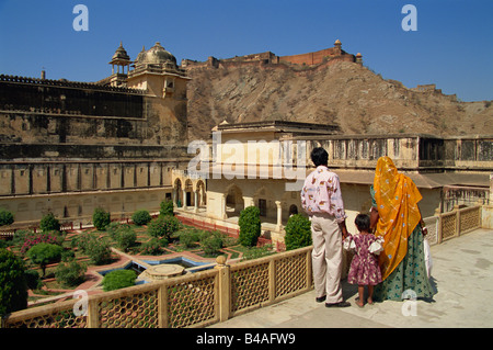 Indien, Jaipur, Amber Fort Stockfoto