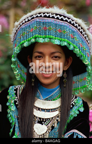 Thailand, Chiang Mai, Hmong Bergvölker, Frau Stockfoto