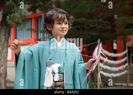 Tokio, junge tragen Kimono Stockfoto