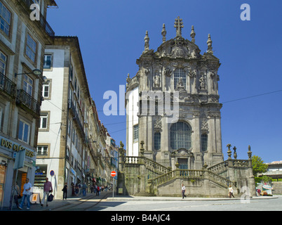 Igreja Dos Clerigos Kirche, Oporto Stockfoto