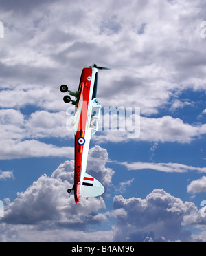 DE HAVILLAND CHIPMUNK SCHULFLUGZEUG Stockfoto