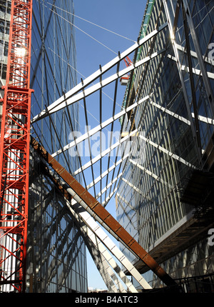 Der Broadgate Tower und 201 Bishopsgate Entwicklung London. Stockfoto