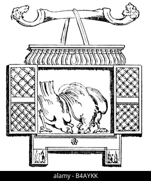 Heiligen Hühner in Rom Stockfoto