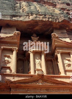 Das Finanzministerium, Petra, Jordanien Stockfoto