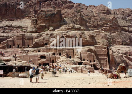 Petra, Jordanien Stockfoto