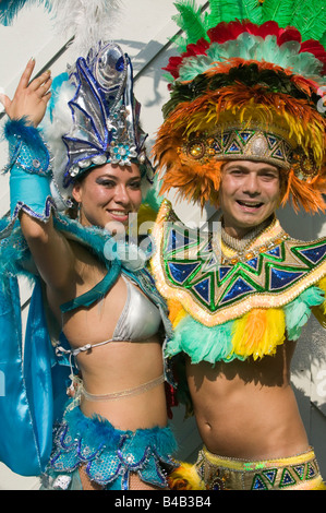 Paraiso Schule von Samba Karneval Hackney, London Stockfoto