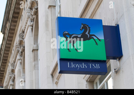 Lloyds TSB Zeichen Stockfoto