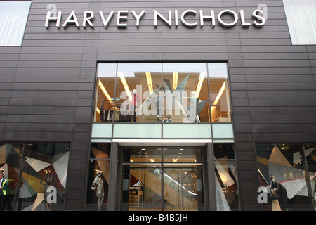 Harvey Nichols Filiale Luxus Kaufhaus neue im Einkaufszentrum Cabot Circus Bristol England im September 2008 Stockfoto