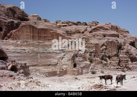 Petra, Jordanien Stockfoto