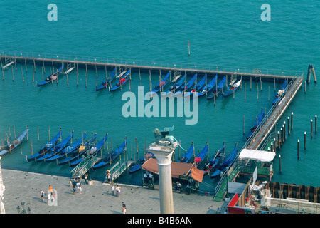 Italien Venedig San Marco Platz La Piazzetta St. Mark's Löwen Stockfoto