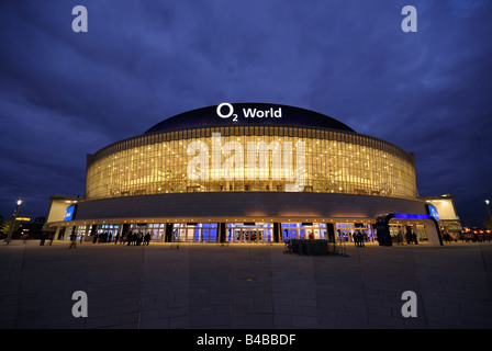 O2 World, O2-Arena von der Anschutz Entertainment Group, Berlin Friedrichshain, Deutschland, Europa. Stockfoto