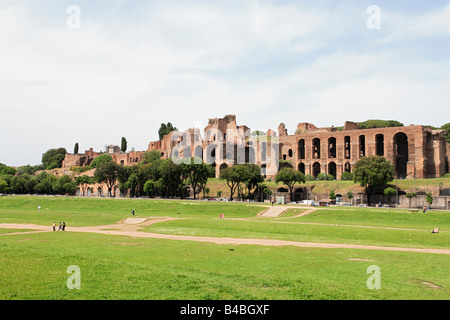 Ruinen des Kaiserpalastes Circus Maximus an der pfälzischen römischen Forum Rom-Italien Stockfoto