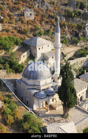 Moschee in Pocitelj, Bosnien und Herzegowina Stockfoto