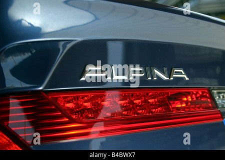 BMW Alpina B7, Limousine, Roadster, blau, Auto, Modelljahr 2004-detaillierte Ansicht, Heckleuchte, Technik/Zubehör, Zubehör, Pho Stockfoto