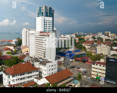 Asien, Malaysia, Penang, Pulau Pinang, Georgetown, Skyline der Stadt Stockfoto