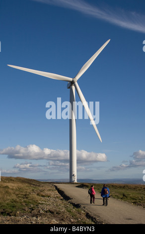 Scout Moor Windkraftanlagen, Lancashire, UK Stockfoto