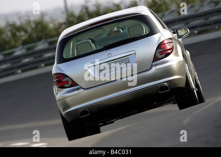 Auto, Mercedes Concept R, Fließheck, Neuheit, Höhle Kommt Ab 2005 Auf Markt, Limousine, Silber, fahren, Diagonal von hinten Stockfoto