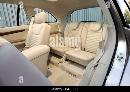 Auto, Mercedes Concept R, Fließheck, Neuheit, Kommt Ab 2005 Auf Den Markt, Limousine, Silber, Innenansicht, Innenansicht, Sitze Stockfoto