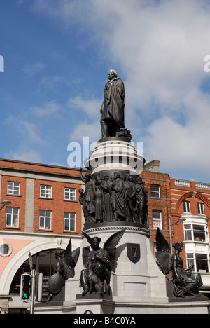 Die O' Connell-Denkmal in O'Connell Street Dublin Irland Stockfoto