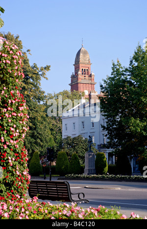 Rathaus und Euston Hotel, Leamington Spa, Warwickshire, England, UK Stockfoto