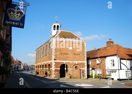 17. Jahrhundert Markt Hall, High Street, Old Amersham, Buckinghamshire, England, Großbritannien Stockfoto