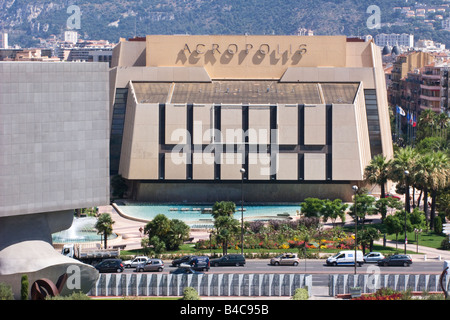 Die Nice Acropolis Convention Center öffnete im Jahr 1984 Stockfoto