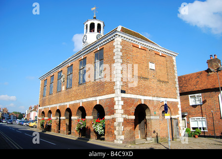 17. Jahrhundert Markt Hall, High Street, Old Amersham, Buckinghamshire, England, Großbritannien Stockfoto