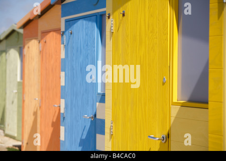 Strandhütten Stockfoto