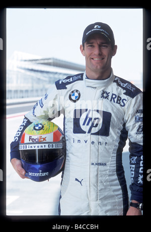 Motor-Sport, Mark Webber, Williams BMW, Formel 1 2005, Rennfahrer, Portrait, Bahrain, Fotograf: Daniel Reinhard Stockfoto