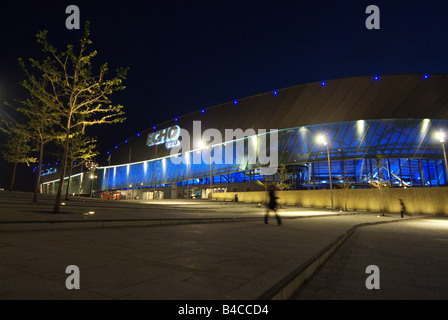 ACC Liverpool Echo Arena England befindet sich an der Uferpromenade von Liverpool die 25. Januar 2008 eröffnet. Stockfoto