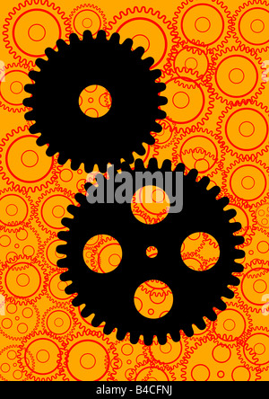 Getriebe-Abbildung Stockfoto