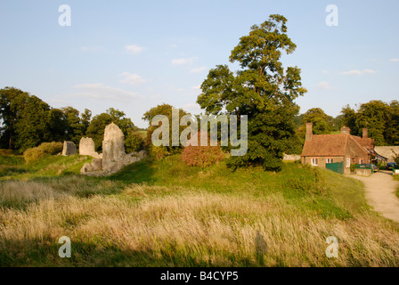 Überreste der Burg Berkhamsted Hertfordshire England Stockfoto